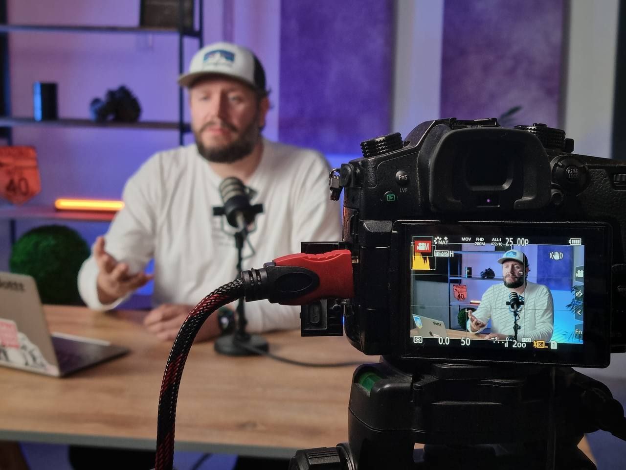 Estudio de grabación de video y podcast Liberty en Villa Crespo, Buenos Aires